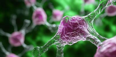 Intricate neural network structure photo