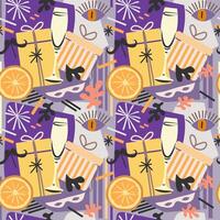 New year pattern vector