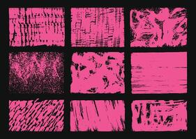 Abstract paint overlay background bundle. Hand drawn painting graphic element set. Suitable for artistic illustration. vector
