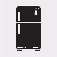Freezer Refrigerator Silhouette Essential Graphic for Designers vector
