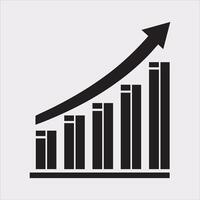 Elegant Bar Chart Illustration for Marketing Insights vector
