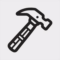 Dynamic Hammer Illustration for DIY and Crafts vector