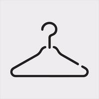 Hanger Illustration on White A Must-Have for Designers vector