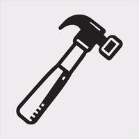 Unique Hammer Illustration for DIY and Craft Projects vector