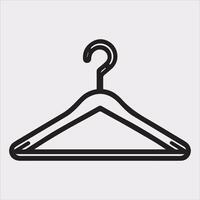 Functional Hanger Design on a Clean White Background vector