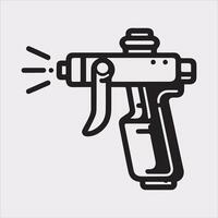 Modern Paint Spray Silhouette for Designers vector