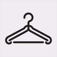 Minimalist Hanger Illustration for Graphic Design vector