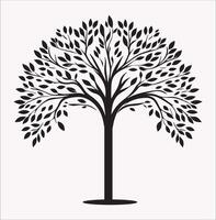 Tree Logo Silhouette Perfect for White Background Designs vector