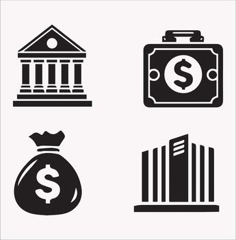 Modern Business Icons Thin Line for Teamwork and Document Management vector