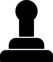 Stamp Glyph Icon vector