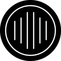 Sound Bar Glyph Icon vector