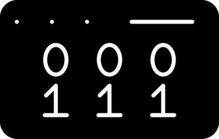 Web Coding Glyph Icon vector