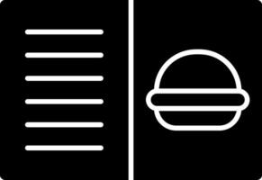 Menu Glyph Icon vector