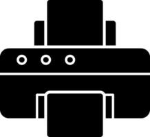 Printer Glyph Icon vector