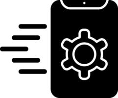 App Development Glyph Icon vector