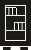 Library Glyph Icon vector