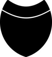 Shield Glyph Icon vector