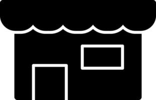 Store Glyph Icon vector