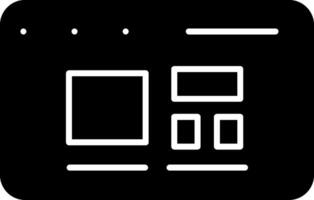Responsive Design Glyph Icon vector
