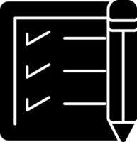 Contract Glyph Icon vector