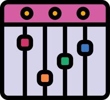 Equalizer Colorful Icon vector