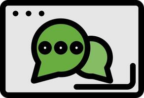 Chat Colorful Icon vector