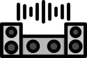 Dj Mixer Colorful Icon vector