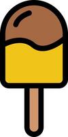 Ice Lolly Colorful Icon vector