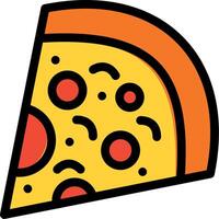 Pizza Colorful Icon vector