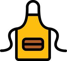 Apron Colorful Icon vector