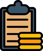 Commesion Colorful Icon vector