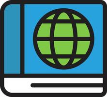 Encyclopedia Colorful Icon vector