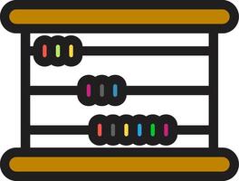 Abacus Colorful Icon vector