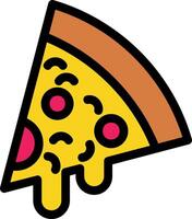 Pizza Colorful Icon vector
