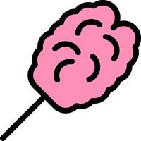 Cotton Candy Colorful Icon vector