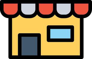Store Colorful Icon vector