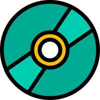 Cd Colorful Icon vector