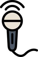 Micro Phone Colorful Icon vector