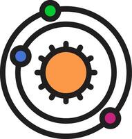 Galaxy Colorful Icon vector