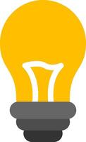 Light Bulb Colorful Icon vector