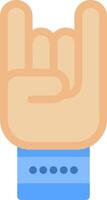 Hand Colorful Icon vector