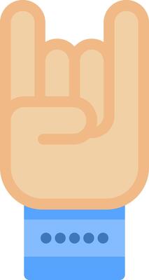 Hand Colorful Icon