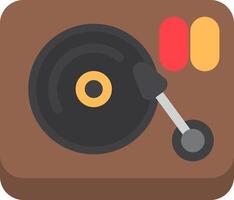 Vinyl PLayer Colorful Icon vector