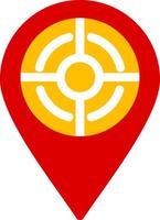 Location Colorful Icon vector