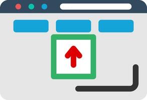 Drag And Drop Colorful Icon vector