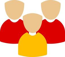 Team Colorful Icon vector