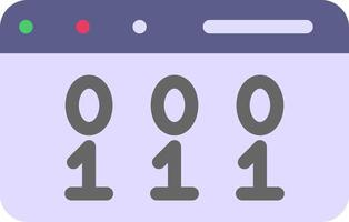 Web Coding Colorful Icon vector