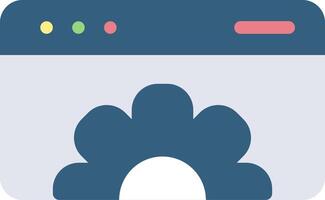 Web Optimization Colorful Icon vector