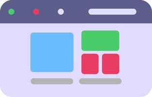 Responsive Design Colorful Icon vector