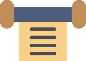 Scroll Colorful Icon vector